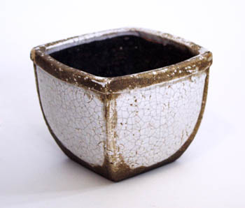 AGED CERAMIC POT