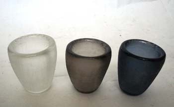 COLORED GLASS VOTIVES