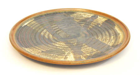 GLAZED ABSTRACT PLATE