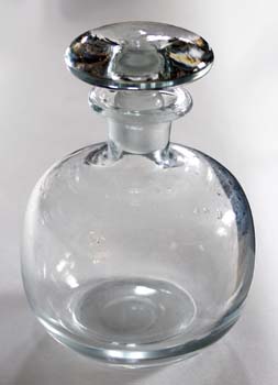 HAND BLOWN DECANTER