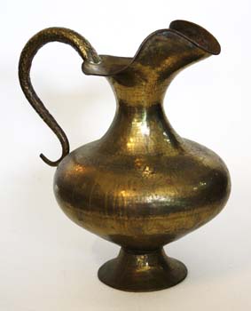 LARGE HAMMERED PITCHER