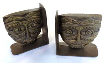 MASK BOOKENDS