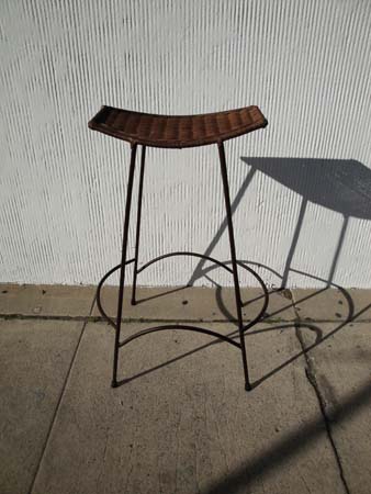 RATTAN BAR STOOL