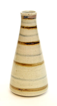 STRIPED JAPANESE GLAZED VASE