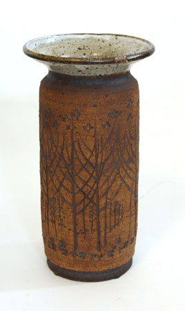 STUDIO POTTERY WITH TREES _RV