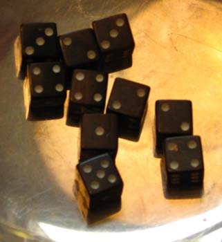 WOOD GRAIN DICE