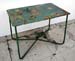 GREEN METAL TABLE