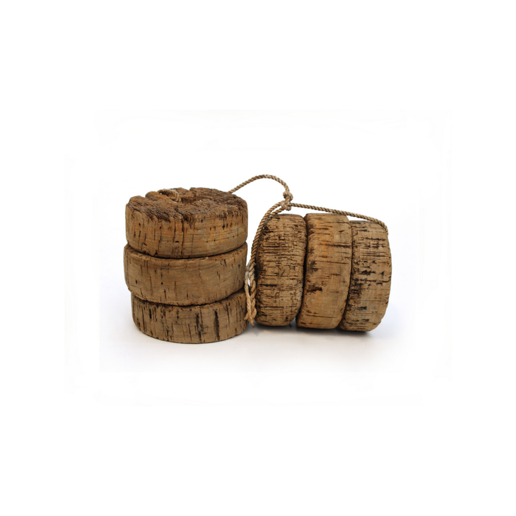 cork fishing net floats Vintage North Norfolk Float decorations running beads or fishing spawn bags under a float All Natural Cork Floats by