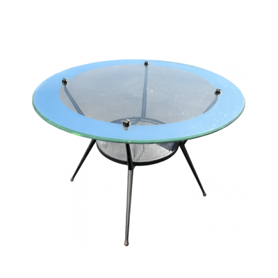 Vintage Glass Royere Style Table