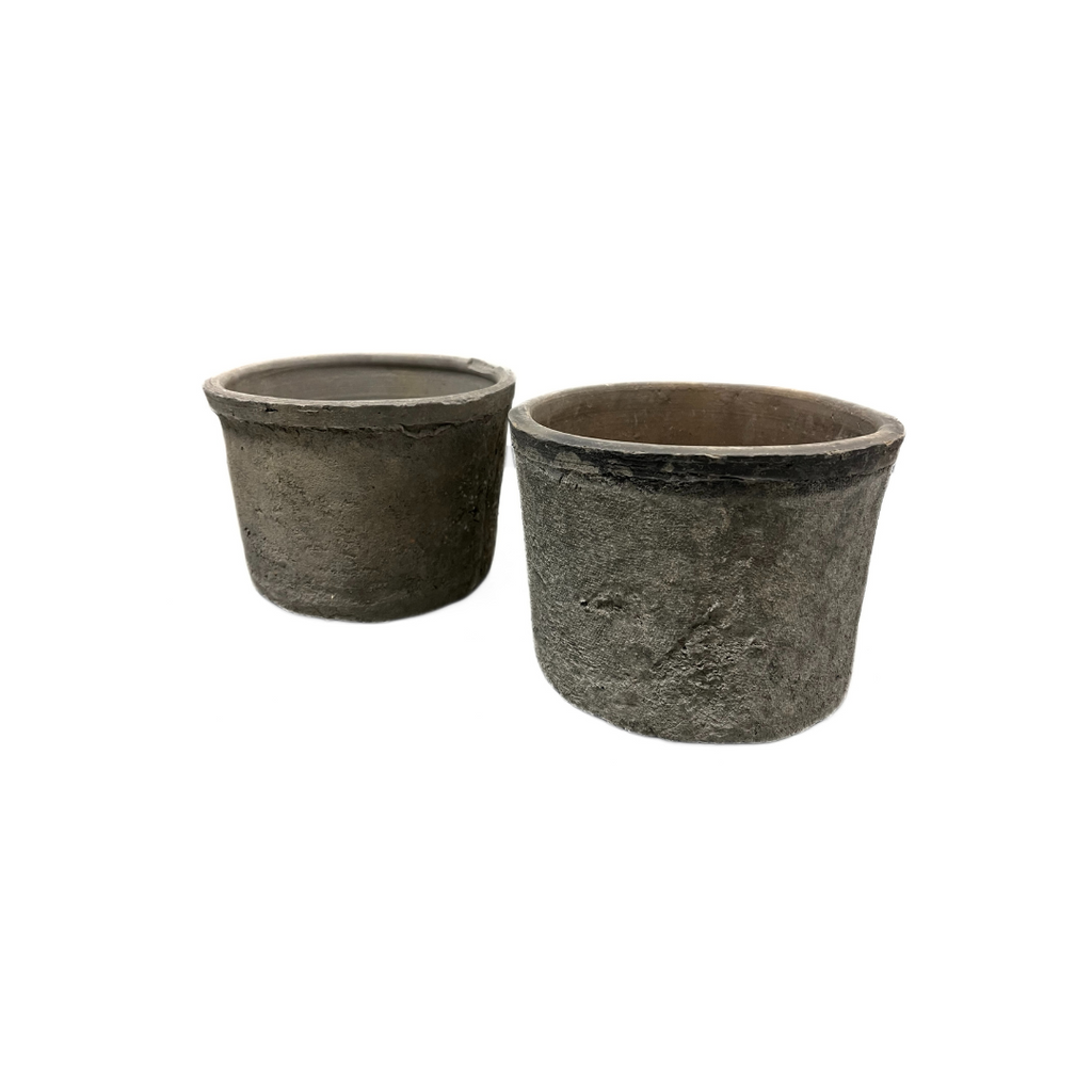 grey terracotta plant pots Moss Grey Terracotta Pot – Shop At Gibson