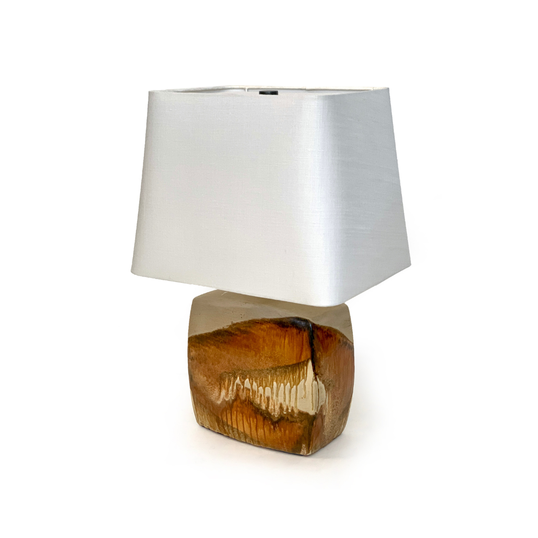 Rectangular Glazed Ceramic Table Lamp – Shop At Gibson